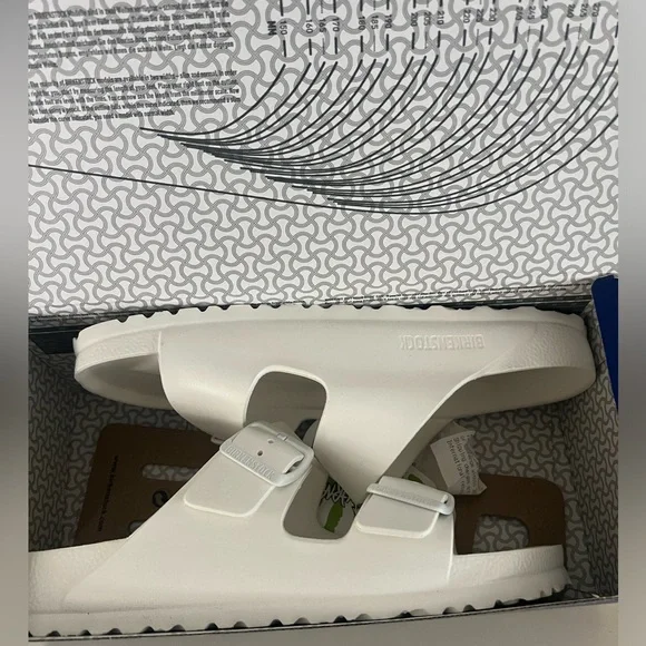 Brand new White Arizona Birkenstocks - Picture 4 of 5